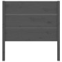 Solid gray pine wood headboard 106x4x100 cm by vidaXL, Headboards and footboards - Ref: Foro24-818707, Price: 53,99 €, Discou...