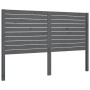 Solid gray pine wood bed headboard 206x4x100 cm by vidaXL, Headboards and footboards - Ref: Foro24-819042, Price: 69,44 €, Di...