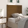 Solid honey brown pine wood headboard 96x4x100 cm by vidaXL, Headboards and footboards - Ref: Foro24-818703, Price: 46,50 €, ...