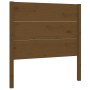 Solid honey brown pine wood headboard 96x4x100 cm by vidaXL, Headboards and footboards - Ref: Foro24-818703, Price: 46,50 €, ...