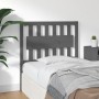 Solid gray pine wood bed headboard 95.5x4x100 cm by vidaXL, Headboards and footboards - Ref: Foro24-818552, Price: 44,89 €, D...