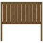 Solid pine wood bed headboard honey brown 105.5x4x100 cm by vidaXL, Headboards and footboards - Ref: Foro24-818858, Price: 43...