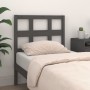 Solid gray pine wood bed headboard 95.5x4x100 cm by vidaXL, Headboards and footboards - Ref: Foro24-818902, Price: 24,16 €, D...