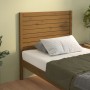 Honey brown solid pine wood bed headboard 96x4x100 cm by vidaXL, Headboards and footboards - Ref: Foro24-819003, Price: 42,89...