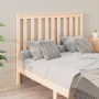 Solid pine wood bed headboard 126x6x101 cm by vidaXL, Headboards and footboards - Ref: Foro24-818510, Price: 40,04 €, Discoun...