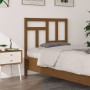 Solid pine wood bed headboard honey brown 95.5x4x100 cm by vidaXL, Headboards and footboards - Ref: Foro24-818953, Price: 23,...