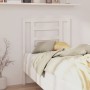 Solid white pine wood bed headboard 81x4x100 cm by vidaXL, Headboards and footboards - Ref: Foro24-818796, Price: 35,53 €, Di...