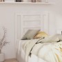 Solid white pine wood bed headboard 81x4x100 cm by vidaXL, Headboards and footboards - Ref: Foro24-818796, Price: 35,53 €, Di...