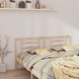 Solid pine wood bed headboard 166x4x100 cm by vidaXL, Headboards and footboards - Ref: Foro24-818830, Price: 42,99 €, Discoun...