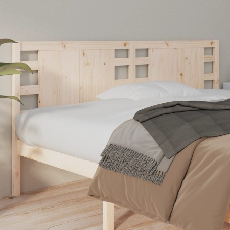 Solid pine wood bed headboard 186x4x100 cm by vidaXL, Headboards and footboards - Ref: Foro24-818785, Price: 61,64 €, Discoun...