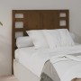 Solid honey brown pine wood headboard 96x4x100 cm by vidaXL, Headboards and footboards - Ref: Foro24-818753, Price: 48,99 €, ...