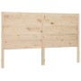 Solid pine wood headboard 126x4x100 cm by vidaXL, Headboards and footboards - Ref: Foro24-818710, Price: 54,99 €, Discount: %