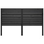 Solid black pine wood bed headboard 166x4x100 cm by vidaXL, Headboards and footboards - Ref: Foro24-819034, Price: 63,62 €, D...