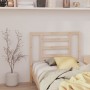 Solid pine wood bed headboard 106x4x100 cm by vidaXL, Headboards and footboards - Ref: Foro24-818805, Price: 22,29 €, Discoun...