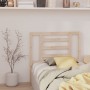 Solid pine wood bed headboard 106x4x100 cm by vidaXL, Headboards and footboards - Ref: Foro24-818805, Price: 22,29 €, Discoun...