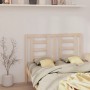 Solid pine wood bed headboard 156x4x100 cm by vidaXL, Headboards and footboards - Ref: Foro24-818825, Price: 50,97 €, Discoun...