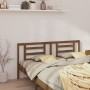 Honey brown solid pine wood bed headboard 166x4x100 cm by vidaXL, Headboards and footboards - Ref: Foro24-818833, Price: 34,2...