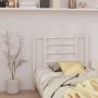 Solid white pine wood bed headboard 96x4x100 cm by vidaXL, Headboards and footboards - Ref: Foro24-818801, Price: 33,67 €, Di...