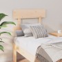 Solid pine wood bed headboard 93.5x3x81 cm by vidaXL, Headboards and footboards - Ref: Foro24-819050, Price: 27,99 €, Discoun...