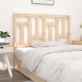 Solid pine wood bed headboard 205.5x4x100 cm by vidaXL, Headboards and footboards - Ref: Foro24-818990, Price: 43,51 €, Disco...