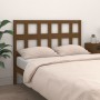 Honey brown pine solid wood bed headboard 155.5x4x100 cm by vidaXL, Headboards and footboards - Ref: Foro24-818928, Price: 37...