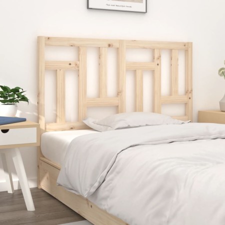 Solid pine wood bed headboard 155.5x4x100 cm by vidaXL, Headboards and footboards - Ref: Foro24-818975, Price: 47,99 €, Disco...