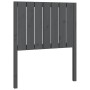 Solid gray pine wood bed headboard 80.5x4x100 cm by vidaXL, Headboards and footboards - Ref: Foro24-818847, Price: 41,16 €, D...