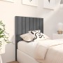 Solid gray pine wood bed headboard 80.5x4x100 cm by vidaXL, Headboards and footboards - Ref: Foro24-818847, Price: 41,16 €, D...