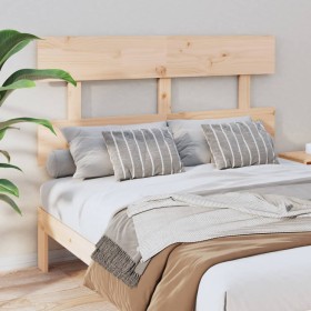 Cabecero de cama madera maciza de pino 164x3x81 cm de vidaXL, Cabeceros y pies de cama - Ref: Foro24-819080, Precio: 37,99 €,...