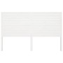 Solid white pine wood bed headboard 206x4x100 cm by vidaXL, Headboards and footboards - Ref: Foro24-819041, Price: 111,61 €, ...