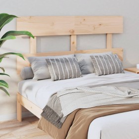 Solid pine wood bed headboard 144x3x81 cm by vidaXL, Headboards and footboards - Ref: Foro24-819070, Price: 35,22 €, Discount: %