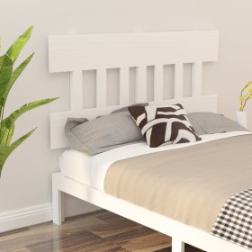 Solid white pine wood bed headboard 183.5x3x81 cm by vidaXL, Headboards and footboards - Ref: Foro24-819136, Price: 47,99 €, ...