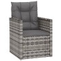 Garden furniture with cushions 4 pieces gray synthetic rattan by vidaXL, Garden sets - Ref: Foro24-319197, Price: 223,99 €, D...