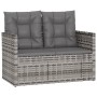 Garden furniture with cushions 4 pieces gray synthetic rattan by vidaXL, Garden sets - Ref: Foro24-319197, Price: 223,99 €, D...