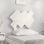 Solid white pine wood bed headboard 72.5x3x81 cm by vidaXL, Headboards and footboards - Ref: Foro24-819196, Price: 25,99 €, D...