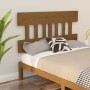 Honey brown solid pine wood bed headboard 183.5x3x81cm by vidaXL, Headboards and footboards - Ref: Foro24-819138, Price: 34,8...