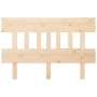 Solid pine wood bed headboard 123.5x3x81 cm by vidaXL, Headboards and footboards - Ref: Foro24-819110, Price: 35,95 €, Discou...