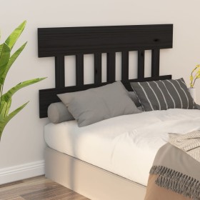 Solid gray pine wood bed headboard 203.5x3x81 cm by vidaXL, Headboards and footboards - Ref: Foro24-819144, Price: 36,19 €, D...