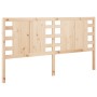 Solid pine wood bed headboard 126x4x100 cm by vidaXL, Headboards and footboards - Ref: Foro24-818760, Price: 39,16 €, Discoun...