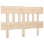 Solid pine wood bed headboard 163.5x3x81 cm by vidaXL, Headboards and footboards - Ref: Foro24-819130, Price: 40,21 €, Discou...