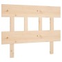 Cabecero de cama madera maciza de pino 93,5x3x81 cm de vidaXL, Cabeceros y pies de cama - Ref: Foro24-819100, Precio: 29,63 €...