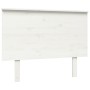 Solid white pine wood bed headboard 104x6x82.5 cm by vidaXL, Headboards and footboards - Ref: Foro24-819156, Price: 43,99 €, ...