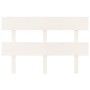 Solid white pine wood bed headboard 144x3x81 cm by vidaXL, Headboards and footboards - Ref: Foro24-819071, Price: 33,99 €, Di...