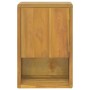 Armario de baño de pared madera maciza de teca 45x30x70 cm de vidaXL, Taquillas y armarios de almacenamiento - Ref: Foro24-33...