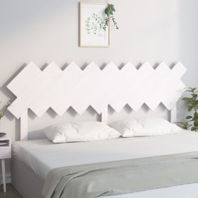 Solid white pine wood bed headboard 178x3x80.5 cm by vidaXL, Headboards and footboards - Ref: Foro24-819236, Price: 50,99 €, ...