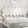 Solid white pine wood bed headboard 151.5x3x81 cm by vidaXL, Headboards and footboards - Ref: Foro24-819226, Price: 46,99 €, ...