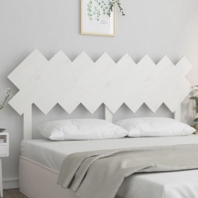 Solid white pine wood bed headboard 159.5x3x80.5 cm by vidaXL, Headboards and footboards - Ref: Foro24-819231, Price: 34,99 €...