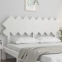 Solid white pine wood bed headboard 159.5x3x80.5 cm by vidaXL, Headboards and footboards - Ref: Foro24-819231, Price: 34,90 €...