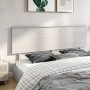 Solid white pine wood bed headboard 204x6x82.5 cm by vidaXL, Headboards and footboards - Ref: Foro24-819191, Price: 62,39 €, ...