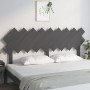 Solid gray pine wood bed headboard 178x3x80.5 cm by vidaXL, Headboards and footboards - Ref: Foro24-819237, Price: 41,99 €, D...